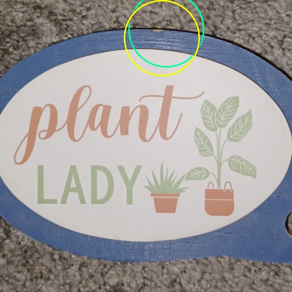 Garden Planter bundle wooden hanging signs and word blocks 6 items - Picture 5 of 6
